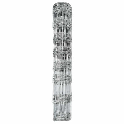 Field Fence Silver 100 x 0.8 m Galvanised steel