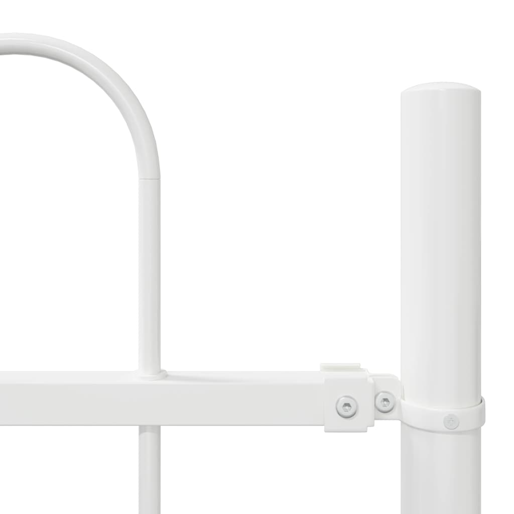 Garden Fence White 1.7 x 0.8 m Powder-coated steel