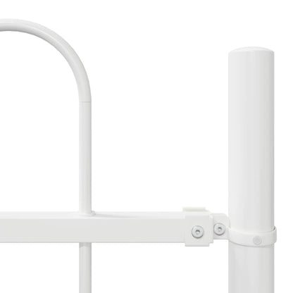 Garden Fence White 1.7 x 1.5 m Powder-coated steel