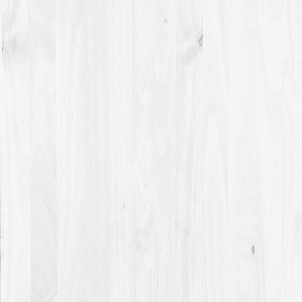 Desk with Drawer ASKIM White 95 x 40 x 75 cm Solid pine wood