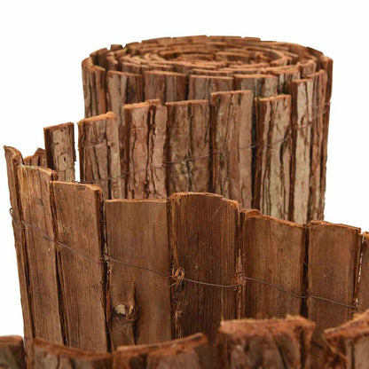 Bark Fence Brown 600 x 180 cm Bark