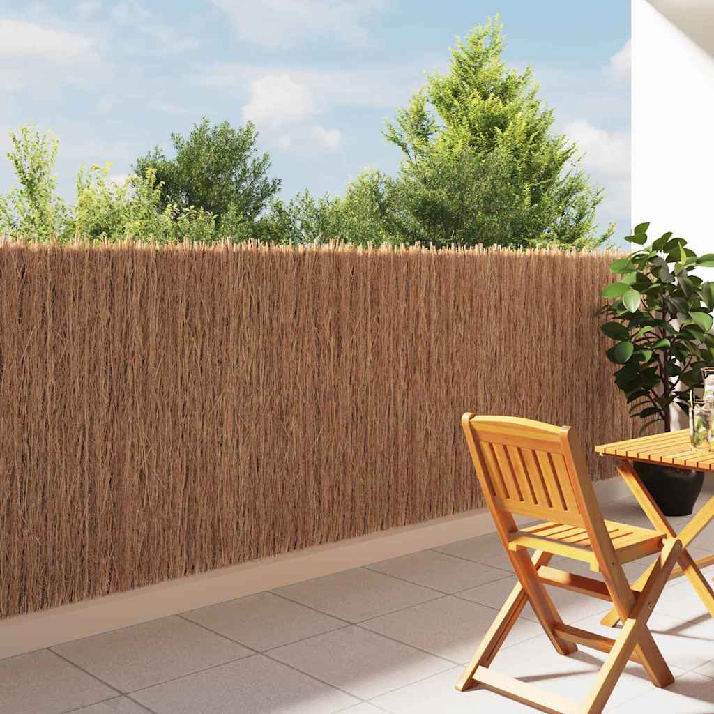 Brushwood Fence Brown 400 x 125 cm Brushwood