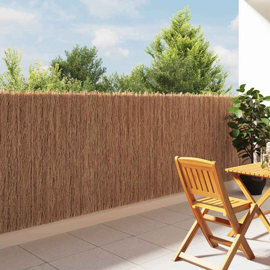 Brushwood Fence Brown 400 x 125 cm Brushwood