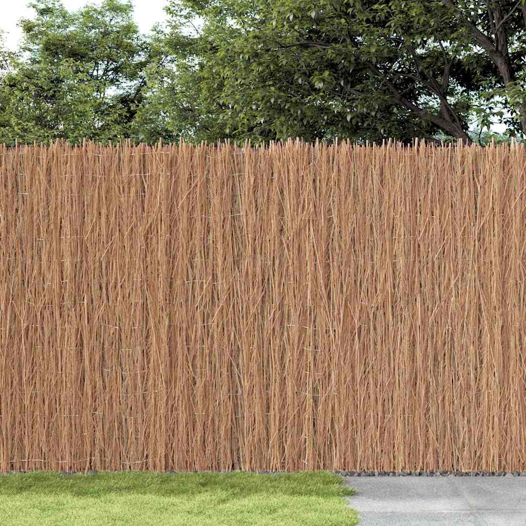 Brushwood Fence Brown 400 x 150 cm Brushwood