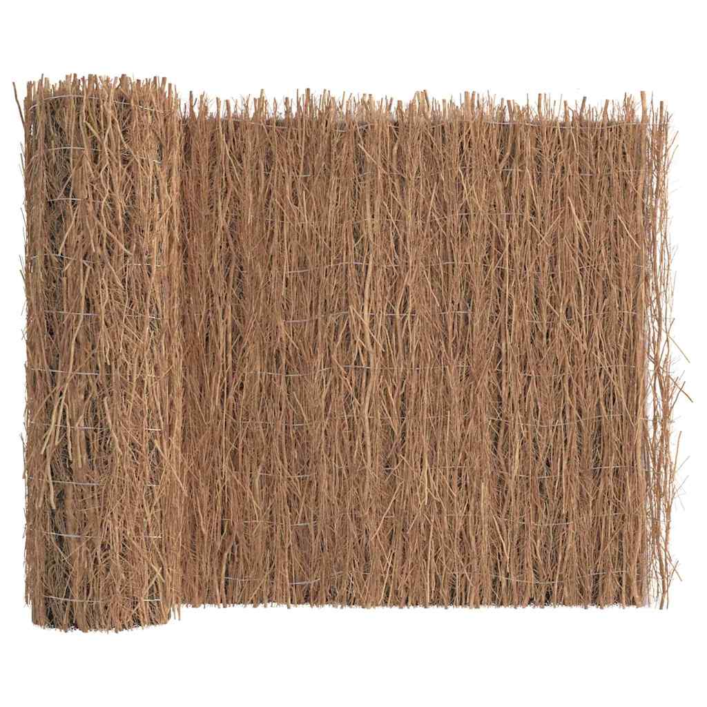 Brushwood Fence Brown 600 x 125 cm Brushwood