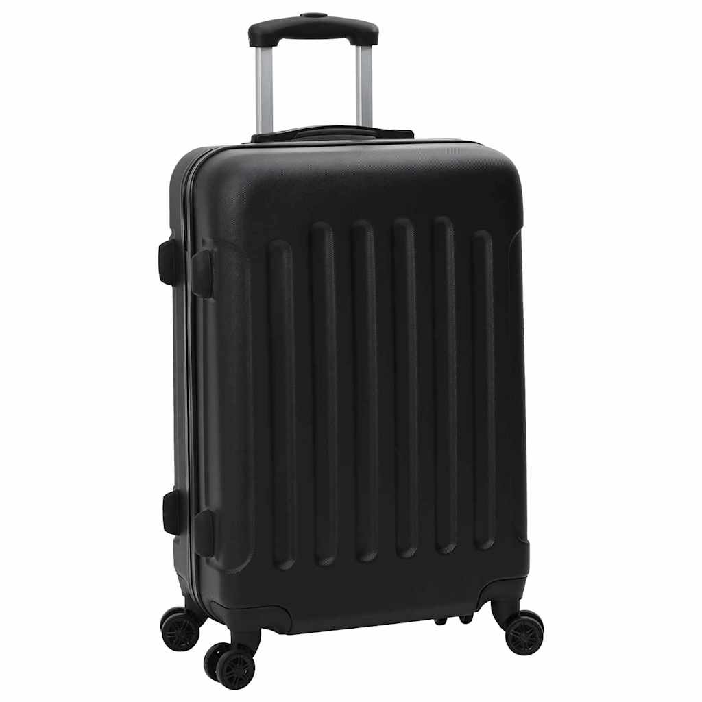 Suitcase Set 3 pcs Black 50 x 31 x 78 cm ABS Plastic and Steel