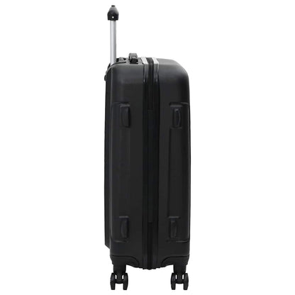 Suitcase Set 3 pcs Black 50 x 31 x 78 cm ABS Plastic and Steel