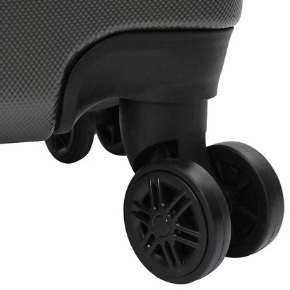 Suitcase Set with Lock 3 pcs Dark grey 50 x 31 x 78 cm