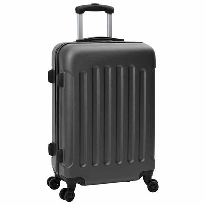 Suitcase Set with Lock 3 pcs Dark grey 50 x 31 x 78 cm