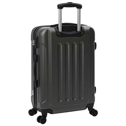 Suitcase Set with Lock 3 pcs Dark grey 50 x 31 x 78 cm