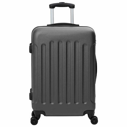 Suitcase Set with Lock 3 pcs Dark grey 50 x 31 x 78 cm