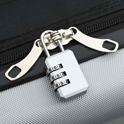 Suitcase Folding with Lock Silver 50 x 30 x 76 cm ABS Plastic