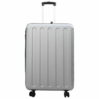 Suitcase Folding with Lock Silver 50 x 30 x 76 cm ABS Plastic