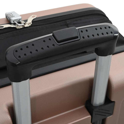 Suitcase Folding Rose gold 34 x 23 x 55.5 cm ABS Plastic