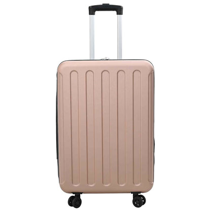 Suitcase Folding Rose gold 43 x 27 x 66 cm ABS Plastic