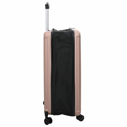 Suitcase Folding Rose gold 50 x 30 x 76 cm ABS Plastic