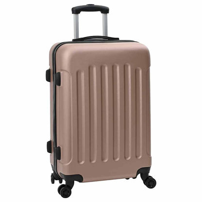 Suitcase Set with Lock 3 pcs Rose gold 50 x 31 x 78 cm