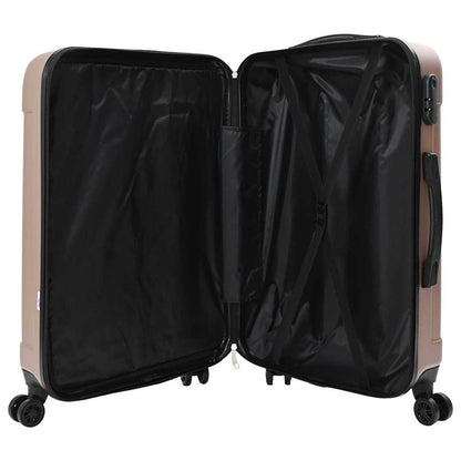 Suitcase Set with Lock 3 pcs Rose gold 50 x 31 x 78 cm