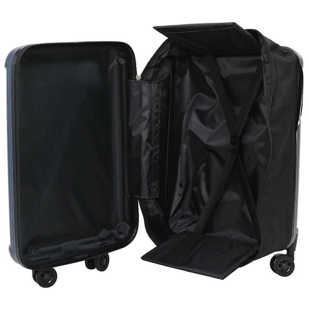 Suitcase Folding Dark blue 43 x 27 x 66 cm ABS Plastic