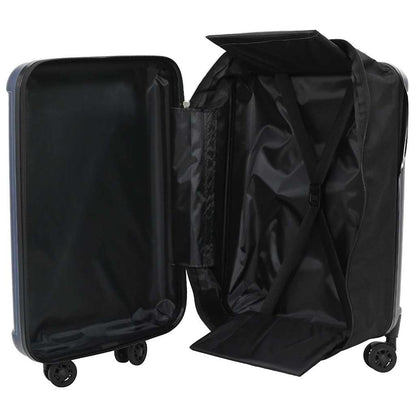 Suitcase Folding Dark blue 43 x 27 x 66 cm ABS Plastic