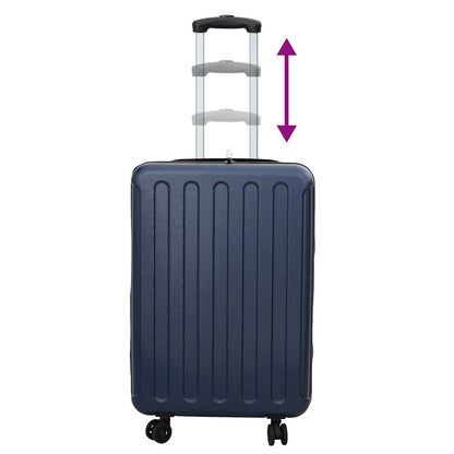 Suitcase Folding Dark blue 43 x 27 x 66 cm ABS Plastic