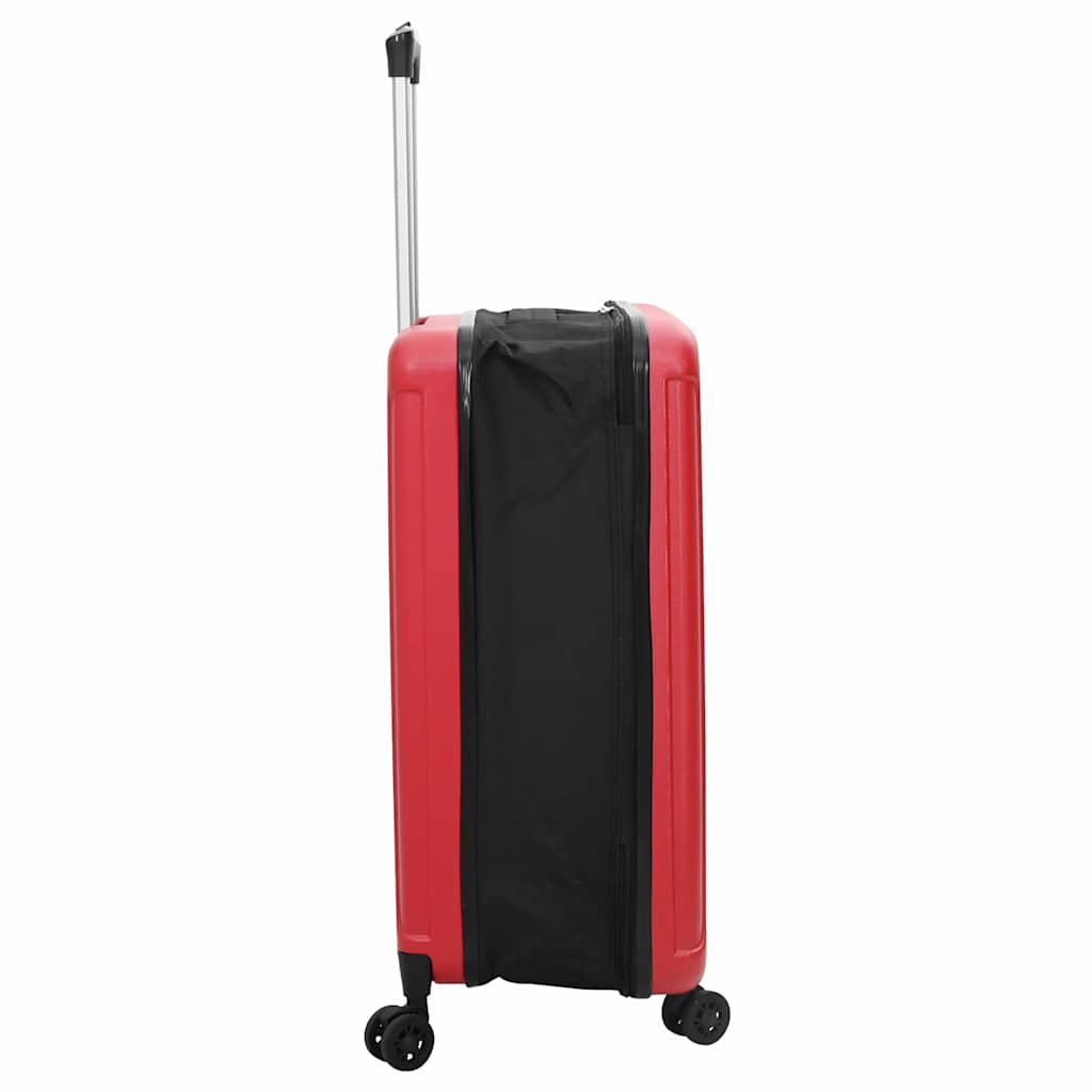 Suitcase Folding with Lock Red 43 x 27 x 66 cm ABS Plastic