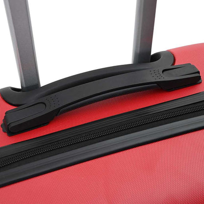 Suitcase Set 3 pcs Red 50 x 31 x 78 cm ABS Plastic and Steel