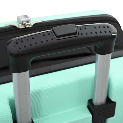 Suitcase Folding Mint green 43 x 27 x 66 cm ABS Plastic