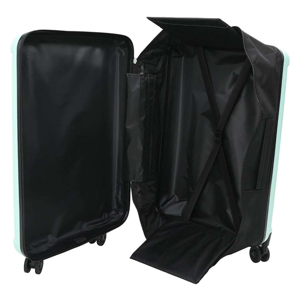 Suitcase Folding Mint green 43 x 27 x 66 cm ABS Plastic