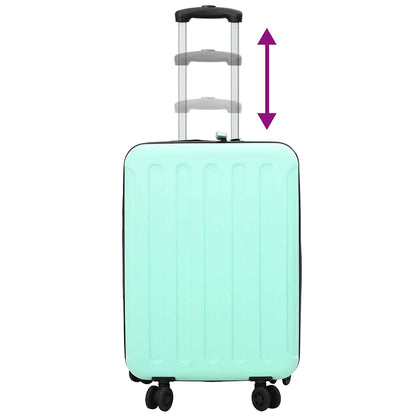 Suitcase Folding Mint green 43 x 27 x 66 cm ABS Plastic