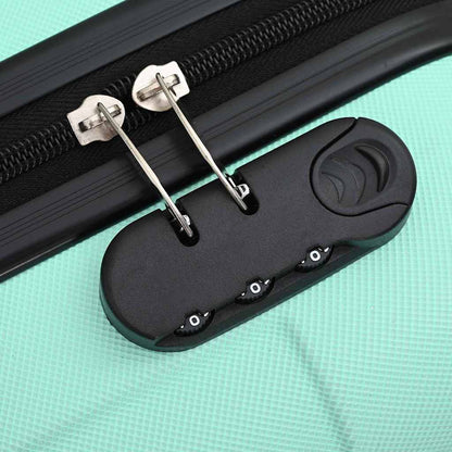 Suitcase Set with Lock 3 pcs Mint green 50 x 31 x 78 cm