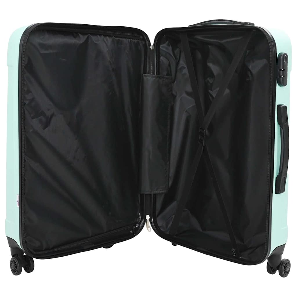 Suitcase Set with Lock 3 pcs Mint green 50 x 31 x 78 cm