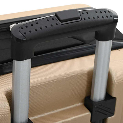 Suitcase Folding Champagne 34 x 23 x 55.5 cm ABS Plastic