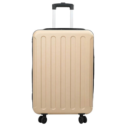 Suitcase Folding Champagne 43 x 27 x 66 cm ABS Plastic