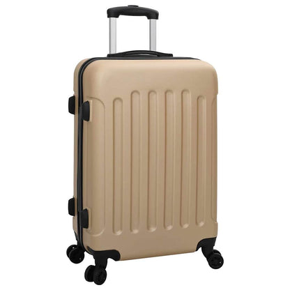 Suitcase Set with Lock 3 pcs Champagne 50 x 31 x 78 cm
