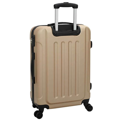 Suitcase Set with Lock 3 pcs Champagne 50 x 31 x 78 cm