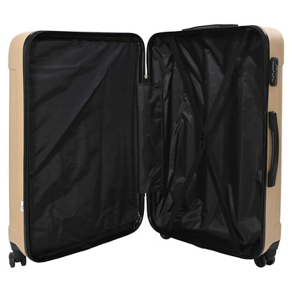 Suitcase Set with Lock 3 pcs Champagne 50 x 31 x 78 cm