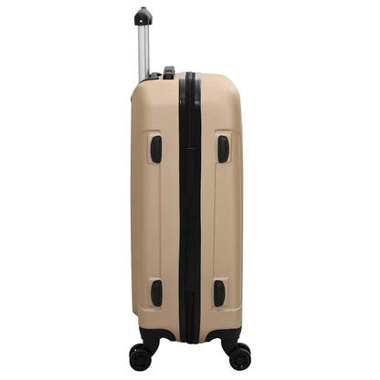 Suitcase Set with Lock 3 pcs Champagne 50 x 31 x 78 cm