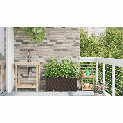 Garden Brown 80 x 40 x 37.5 cm Steel