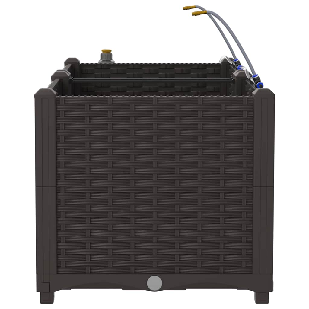 Garden Brown 80 x 40 x 37.5 cm Steel