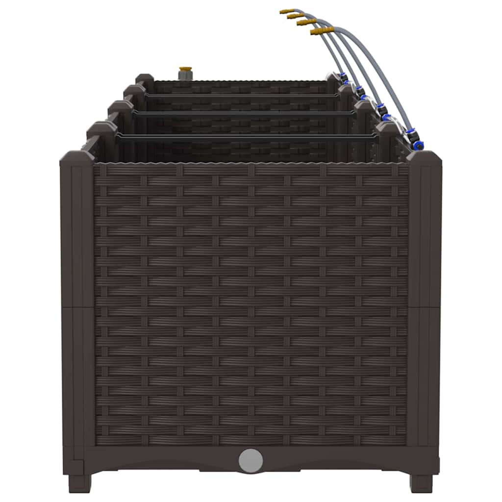 Garden Brown 120 x 40 x 37.5 cm Steel