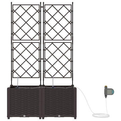 Garden Brown 80 x 40 x 142 cm Steel