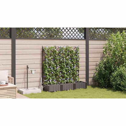 Garden Brown 120 x 40 x 126 cm Steel