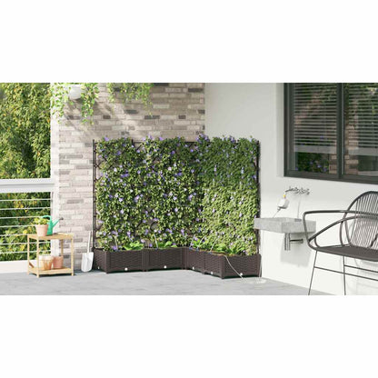 Garden Brown 120 x 120 x 126 cm Steel