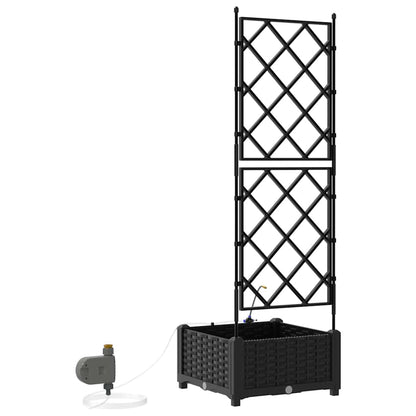 Garden Black 40 x 40 x 126 cm Steel