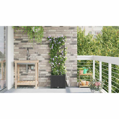 Garden Black 40 x 40 x 142 cm Steel