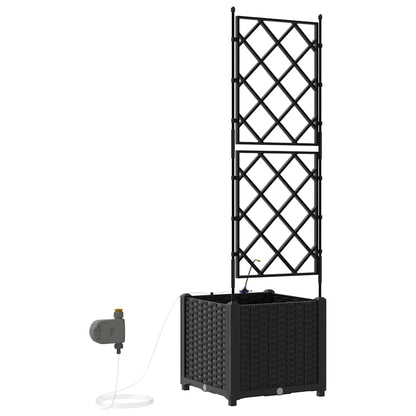 Garden Black 40 x 40 x 142 cm Steel