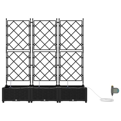 Garden Black 120 x 40 x 126 cm Steel
