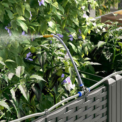 Garden Black 80 x 80 x 142 cm Steel