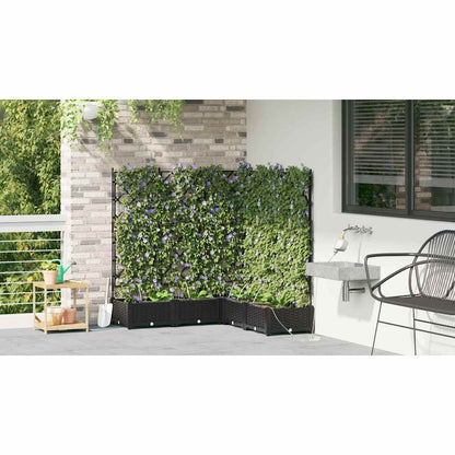 Garden Black 120 x 120 x 126 cm Steel